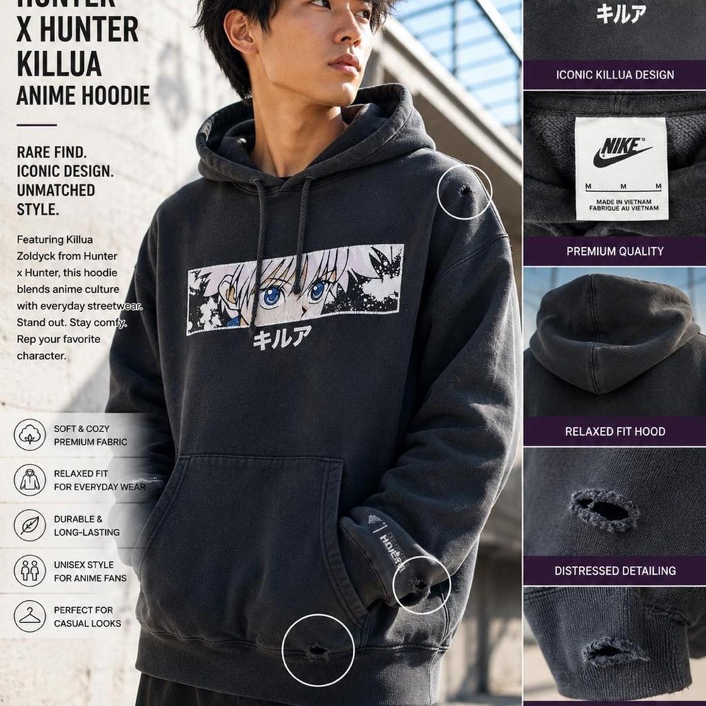 Hunter x Hunter Killua Anime Hoodie